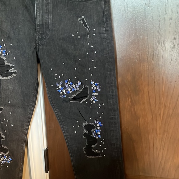 Express Vintage Skinny High Rise Size 4 NWOT - Picture 2 of 9